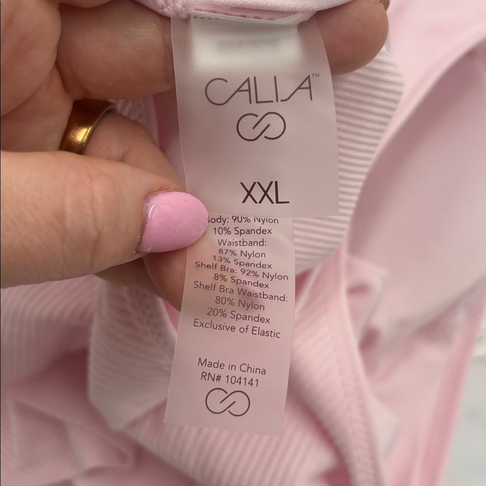 CALIA High Neck Seamless Brami in Luminous Pink - Picture 6 of 6